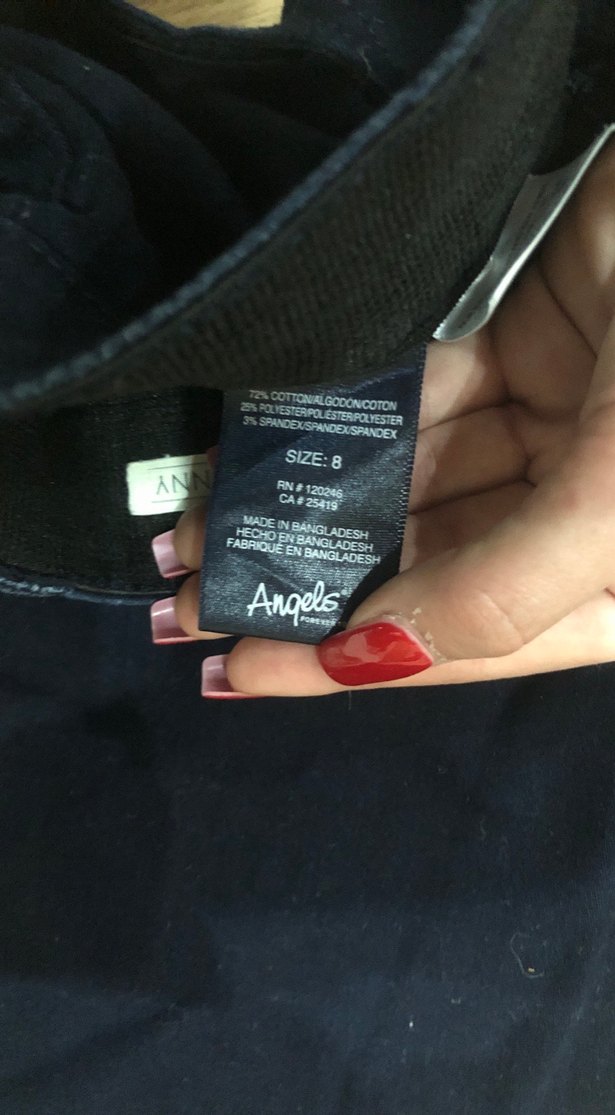 Lacivert Regular Fit Midi Kadın Kot Pantolon - Görsel 4