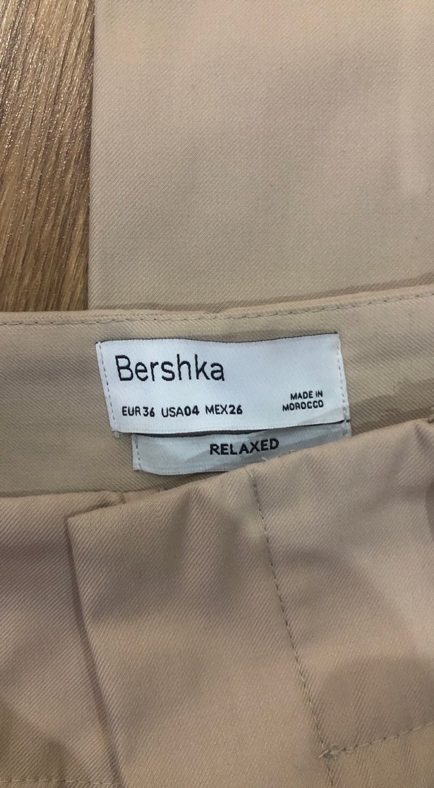 Bej Kadın Kumaş Pantolon Midi Boy - Görsel 3