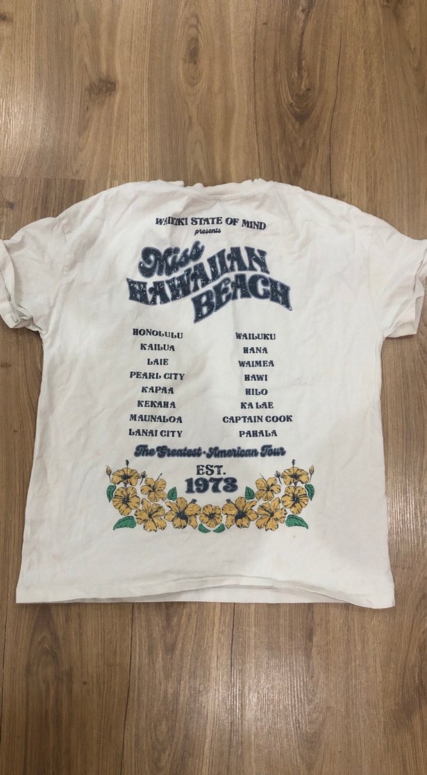 Beyaz Bohem Baskılı Kadın Tişört - Görsel 2