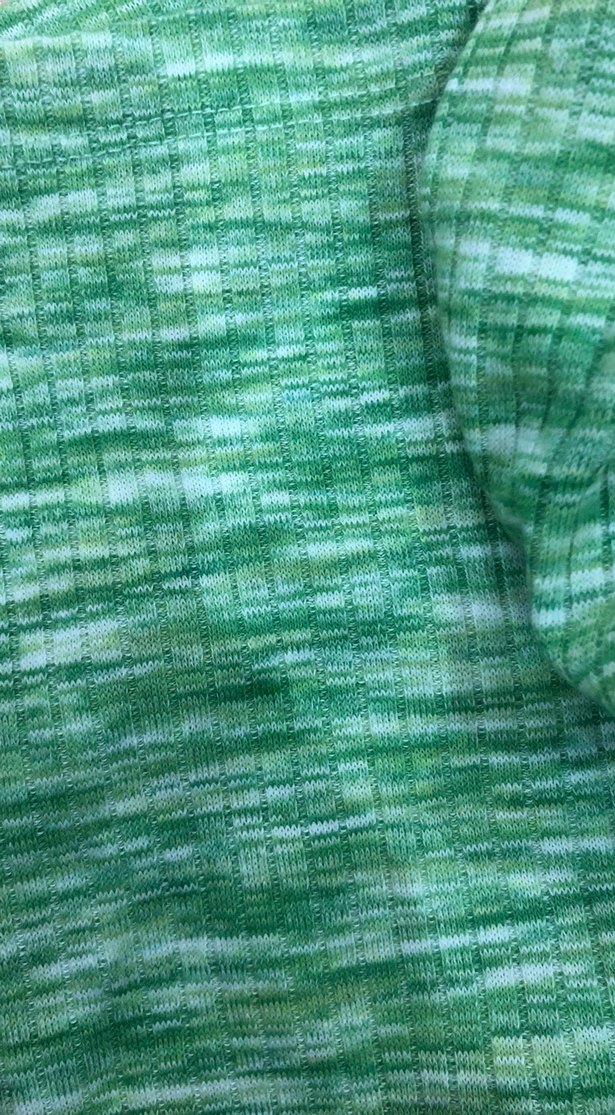 Yeşil V Yaka Midi Elbise - Görsel 4