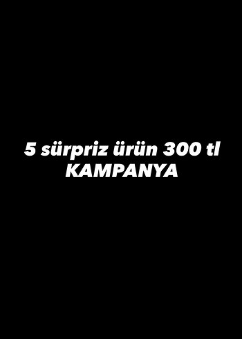 5 sürpriz ürün