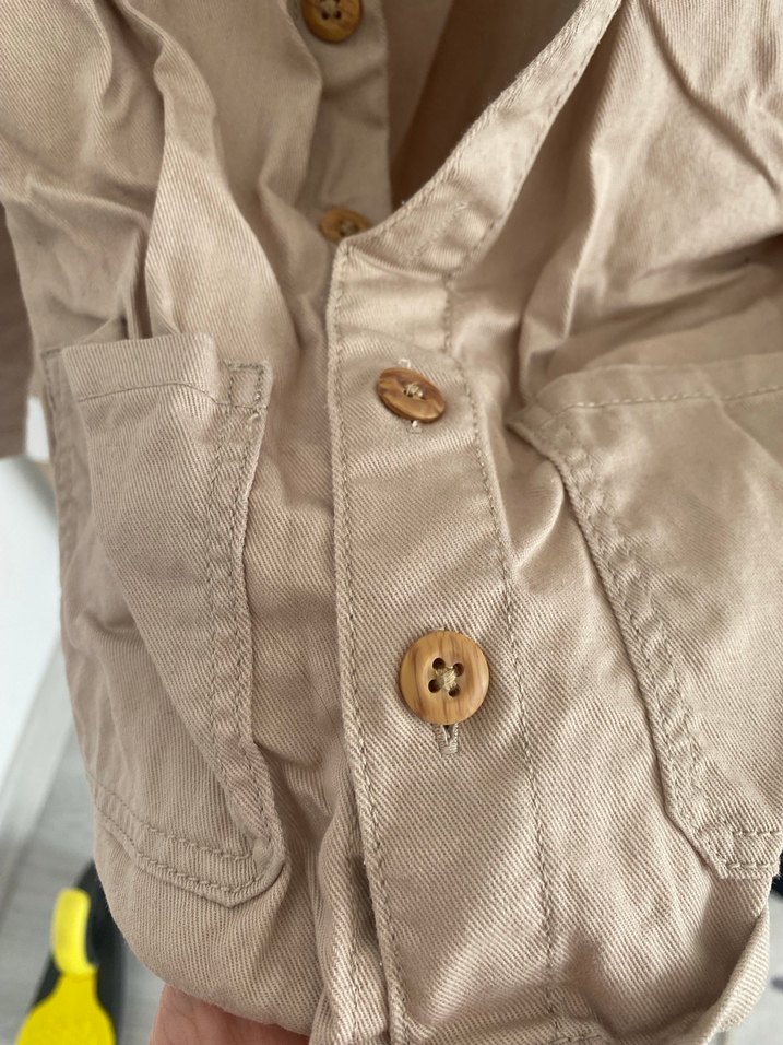 H&M Bej Keten takım - Görsel 4