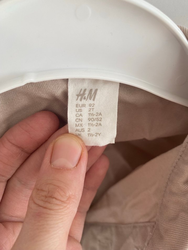 H&M Bej Keten takım - Görsel 5