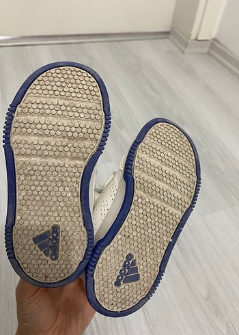 Beyaz Erkek Çocuk Spor Ayakkabı Çift Cırtlı - Görsel 5