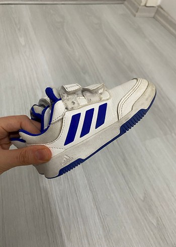 Beyaz Erkek Çocuk Spor Ayakkabı Çift Cırtlı - Görsel 6