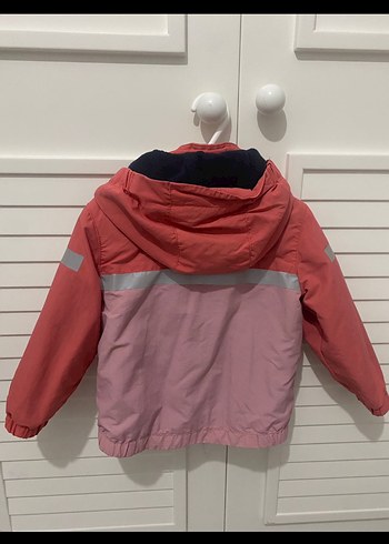 Kız Çocuk Kapüşonlu Fermuarlı Mont - Görsel 2