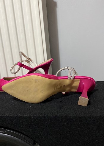 39 Beden Pembe Stiletto Topuklu Kadın Abiye Ayakkabı