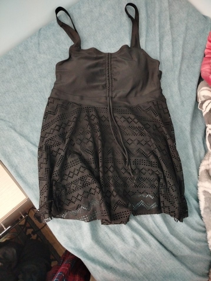 Siyah Dantelli Gotik Mini Mayo - Görsel 4