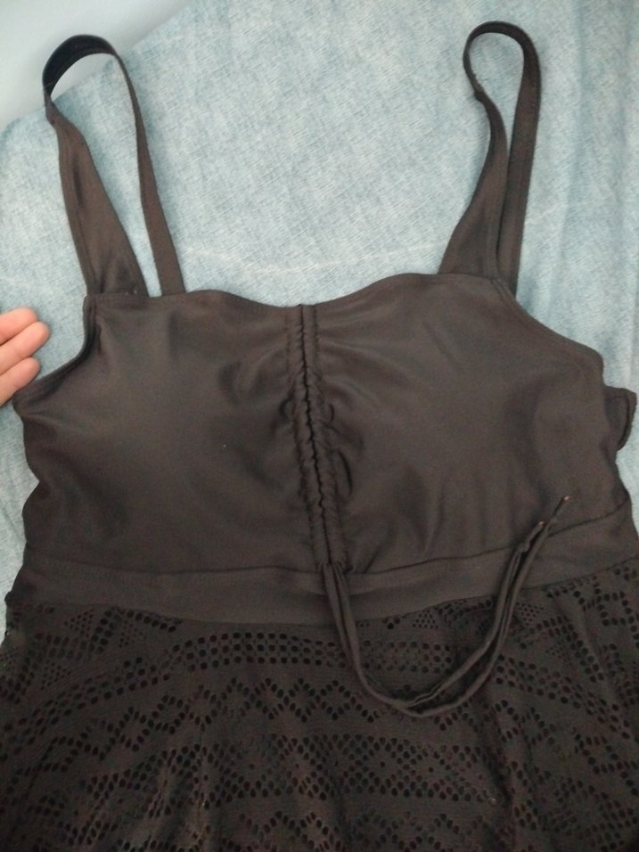 Siyah Dantelli Gotik Mini Mayo - Görsel 2