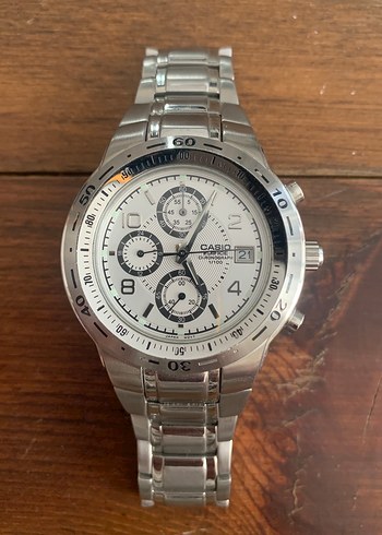 Casio Erkek Klasik Beyaz Gri Saat