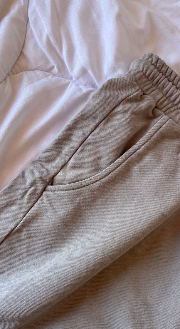 Bej kısa şort - Görsel 3