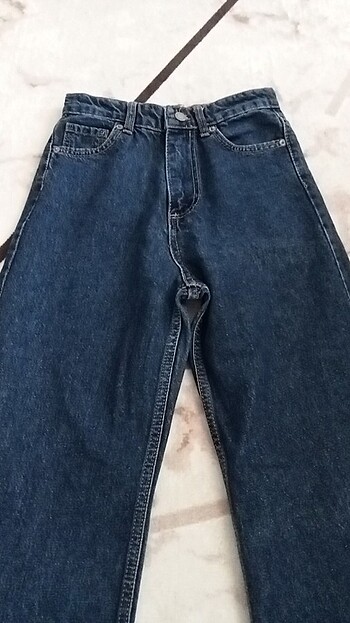 Diğer Yüksek bel wide leg jean