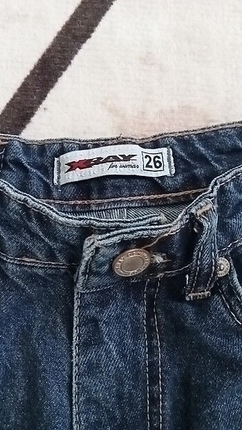 xs Beden Yüksek bel wide leg jean