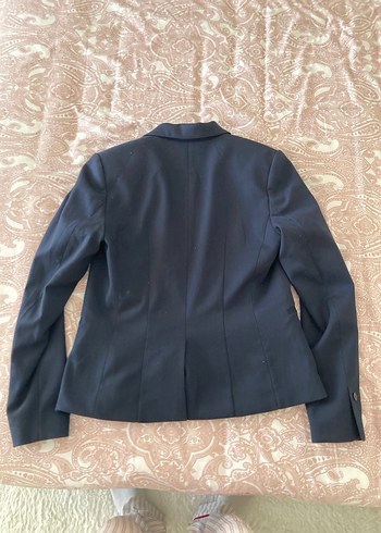 H&M Lacivert Blazer Ceket - Görsel 5
