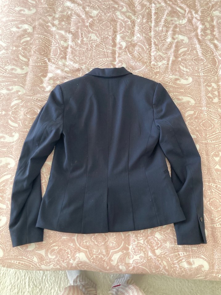 H&M Lacivert Blazer Ceket - Görsel 5