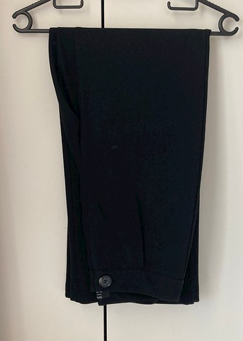 Bershka Siyah Kumaş Pantolon - Görsel 5