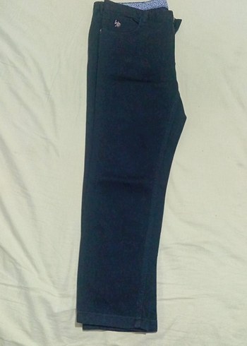 siyah Kemerli Erkek Kot Pantolon