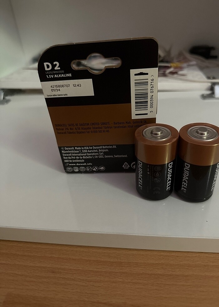Duracell d pil - Görsel 2