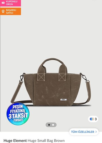 Kahverengi Minimalist Kadın Çanta huge element - Görsel 2