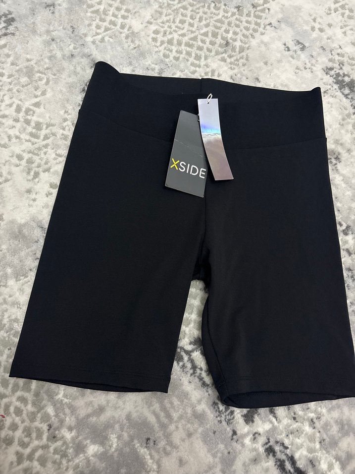 XSIDE Siyah Yüksek Bel Mini Şort - Görsel 5