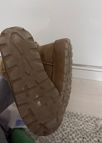 Kürklü Kahverengi Süet Kadın Dolgu Topuk Bot - Görsel 8