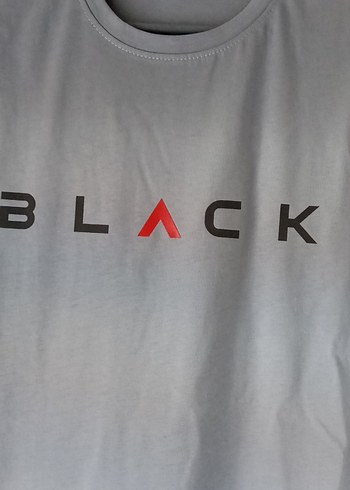 Gri  Siyah Erkek Tişört - Görsel 4