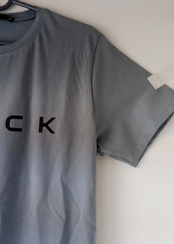 Gri  Siyah Erkek Tişört - Görsel 2