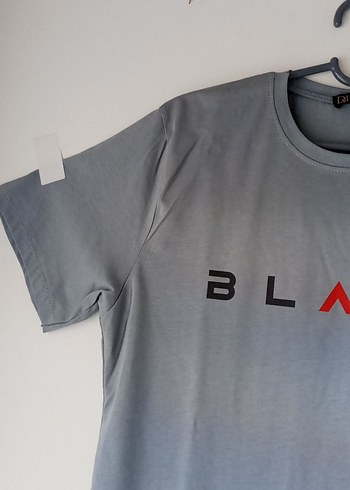 Gri  Siyah Erkek Tişört - Görsel 3
