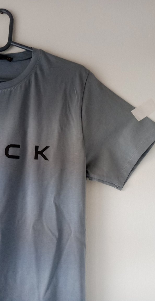 Gri  Siyah Erkek Tişört - Görsel 2