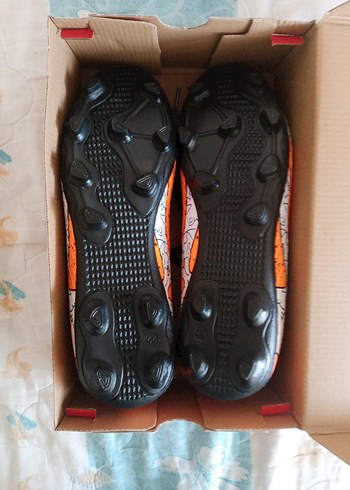 Renkli Erkek Futbol Ayakkabısı Velcro Detaylı - Görsel 5