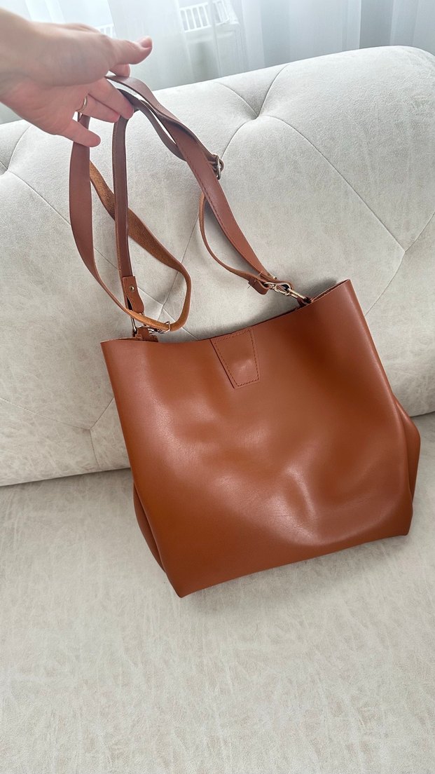 Zara Deri Omuz Çantası - Görsel 4