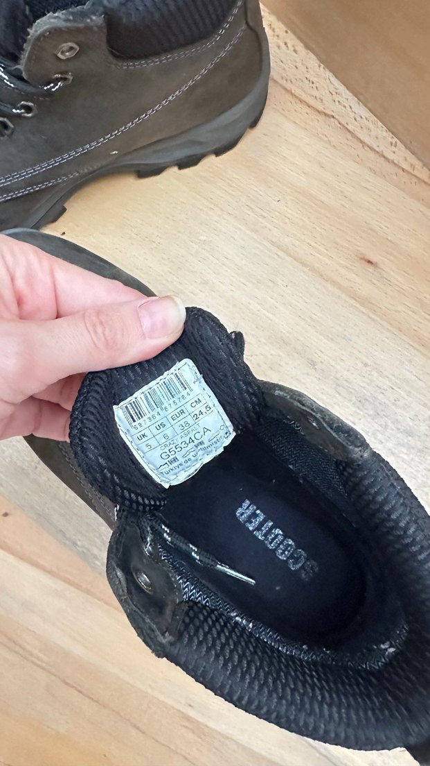 Siyah Bağcıklı Kadın Outdoor Botları - Görsel 5