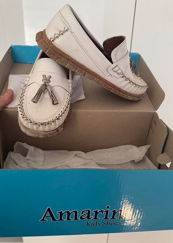 Beyaz Deri Püsküllü Erkek Loafer - Görsel 2