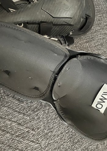 Gri Biker Dizlikler Velcro Kayışlı - Görsel 2