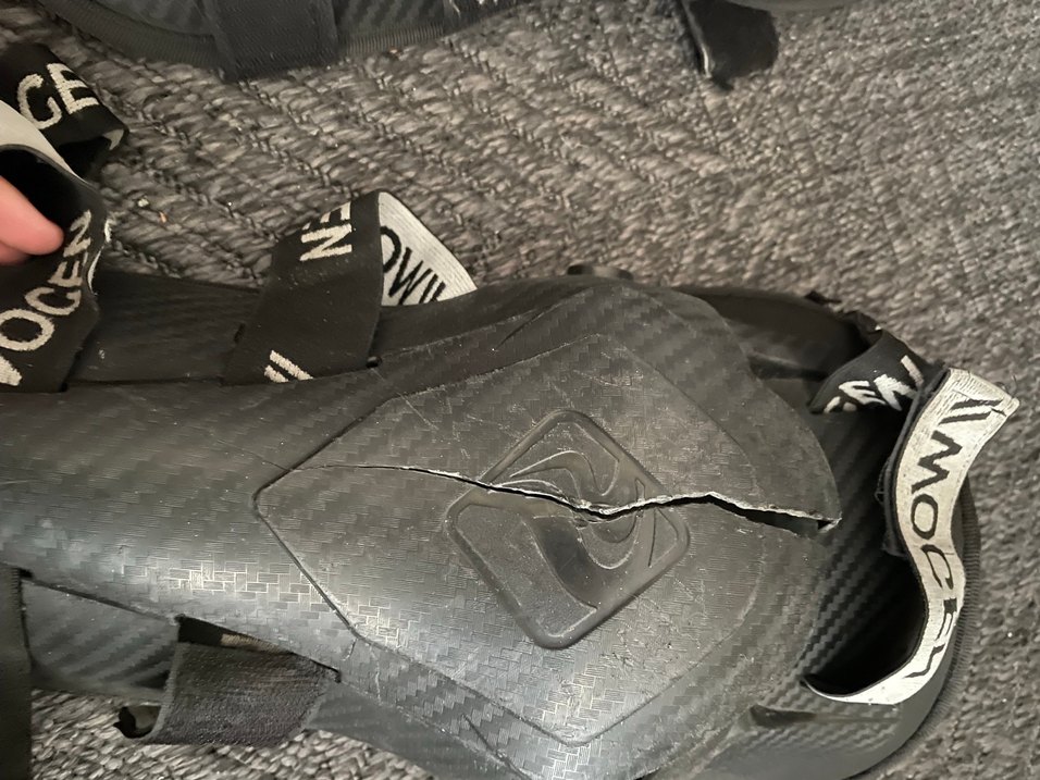 Gri Biker Dizlikler Velcro Kayışlı - Görsel 3