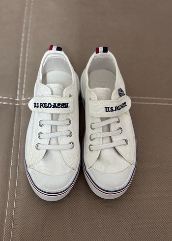 U.S. Polo Assn. Erkek Çocuk Beyaz Spor Ayakkabı