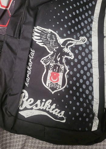 Beşiktaş Besiktas Siyah Okul Cantasi