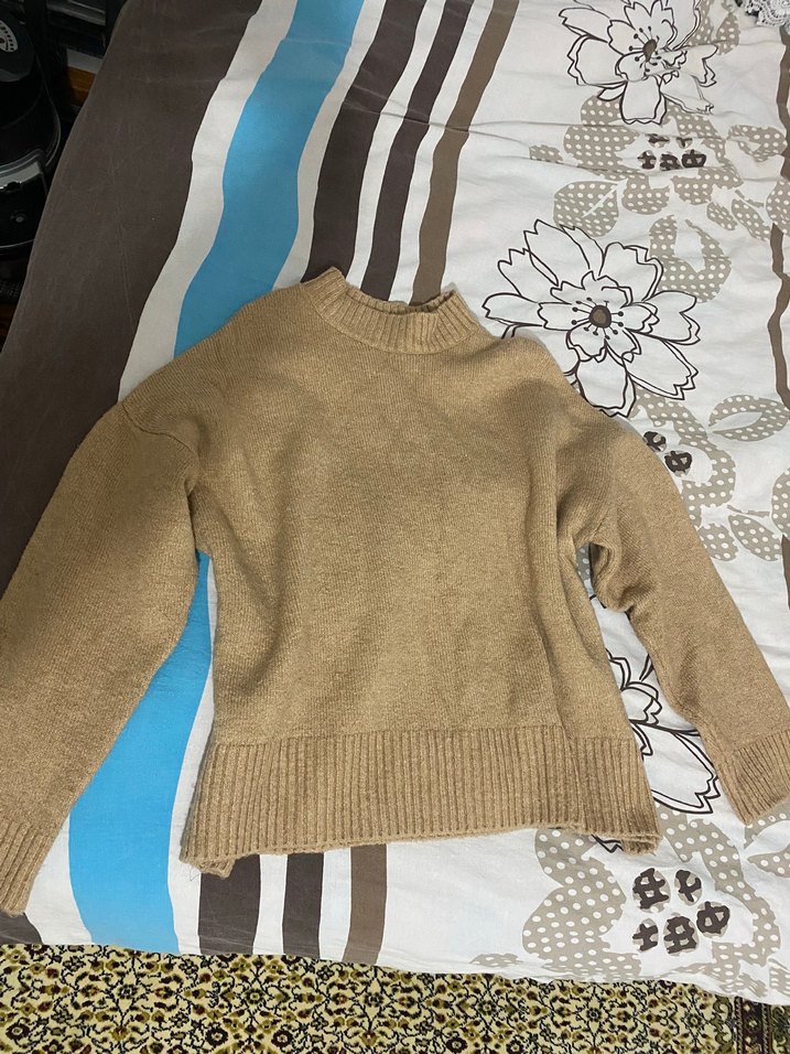 Kahverengi pinterest kazak - Görsel 2