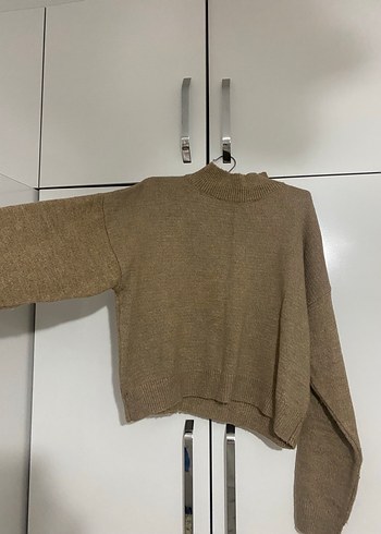 Kahve kadın kazak - Görsel 2