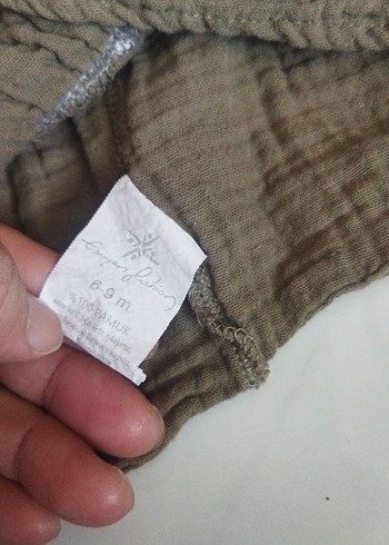 Kız Çocuk Keten Kolsuz Fırfırlı Elbise - Görsel 2