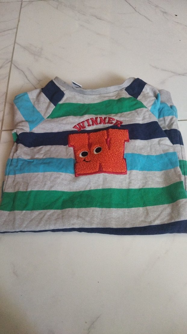 LC Waikiki Gri Erkek Bebek Body 9-12 Ay - Görsel 4