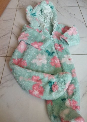 LCW Baby Turkuaz Desenli Bebek tulumu - Görsel 4