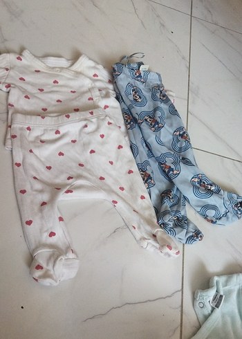 LC Waikiki Bebek takimi3-6 Ay Mavi mavili hediyem - Görsel 3