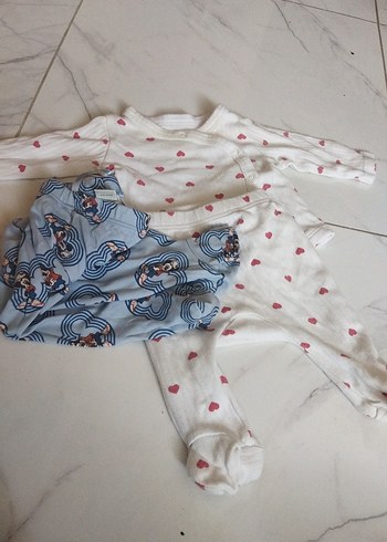 LC Waikiki Bebek takimi3-6 Ay Mavi mavili hediyem - Görsel 2