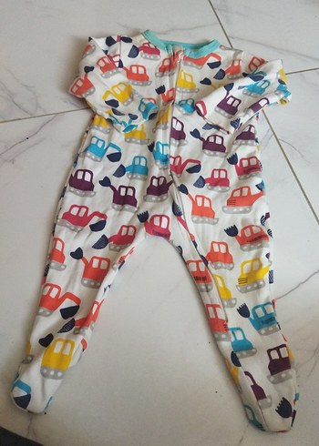 Pastel Renkli Baskılı Bebek tulumu kız erkek - Görsel 3