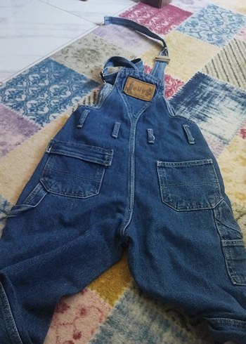 Kemer Tokalı Kız erkek Kot Tulum 14.15 yaş cokk yeni - Görsel 4