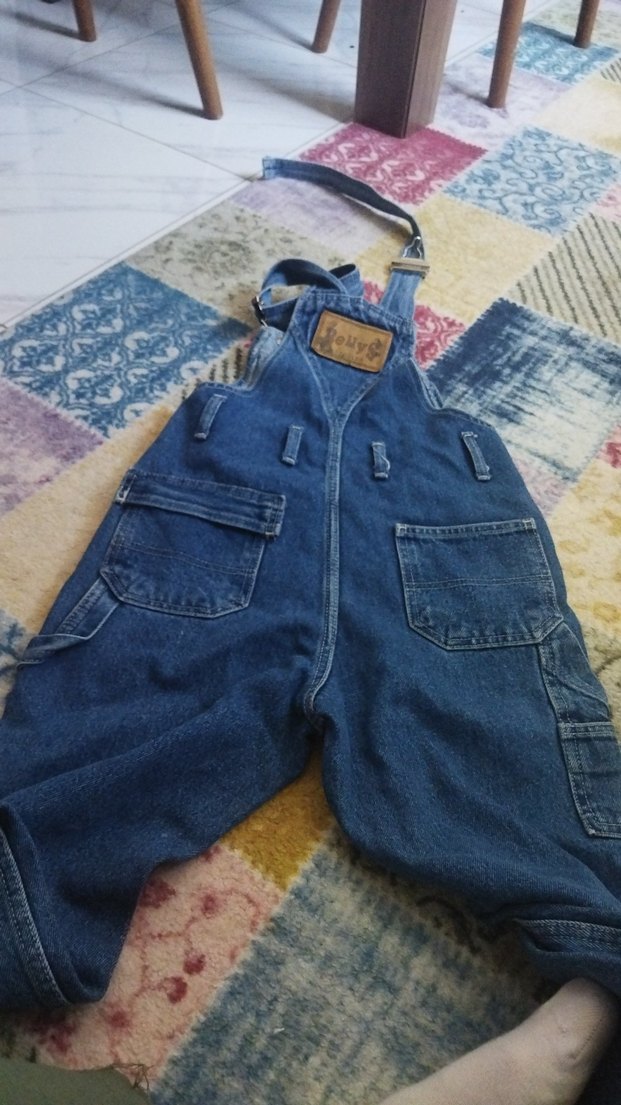 Kemer Tokalı Kız erkek Kot Tulum 14.15 yaş cokk yeni - Görsel 4