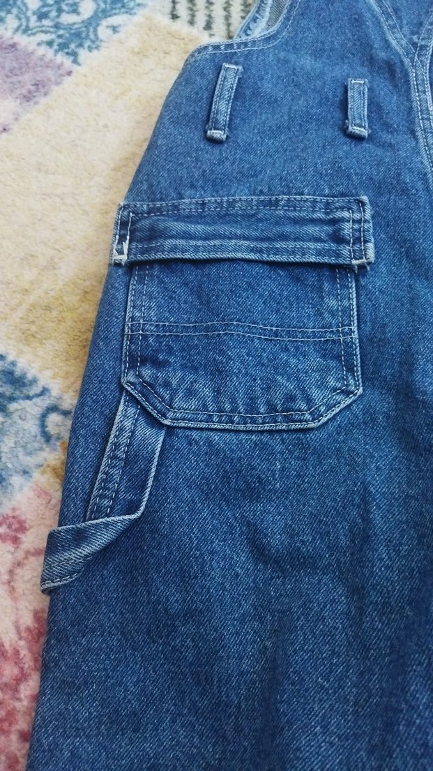 Kemer Tokalı Kız erkek Kot Tulum 14.15 yaş cokk yeni - Görsel 5