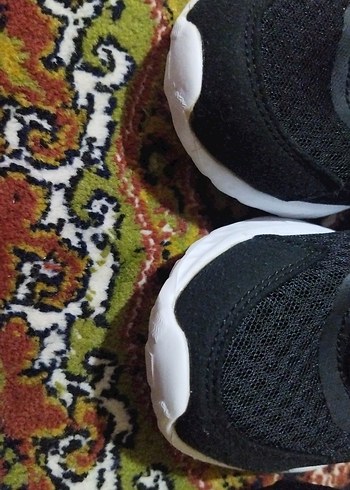 Siyah Yılan Desenli Bağcıklı Spor Ayakkabısi sifir - Görsel 7