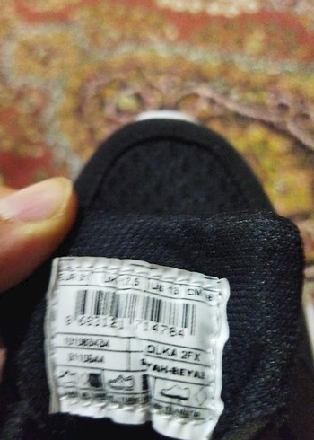 Siyah Yılan Desenli Bağcıklı Spor Ayakkabısi sifir - Görsel 4